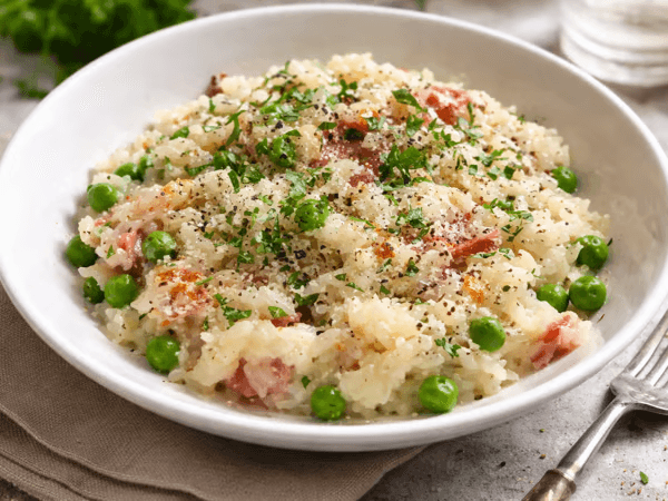 Pancetta & Pea Risotto