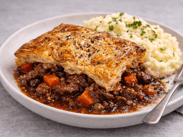 Beef and Guiness Pie FROZEN