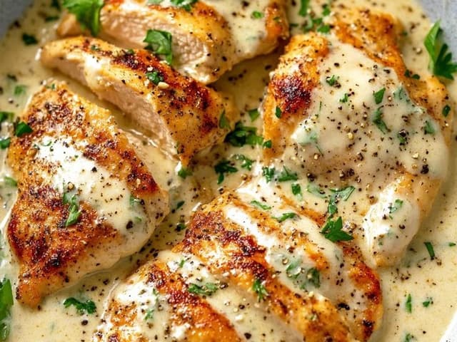 CREAMY CEASER CHICKEN