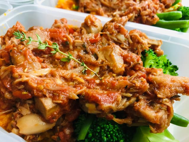 Vegan: Cajun Spiced Pulled Jackfruit Complete Meal