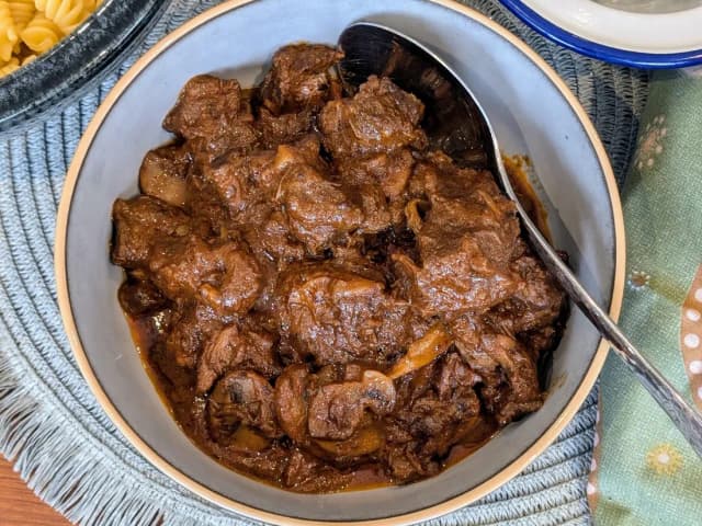 Beef and Mushroom Stroganoff