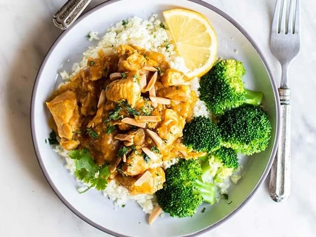 Mango Chicken with Broccoli Rice & Vegetables