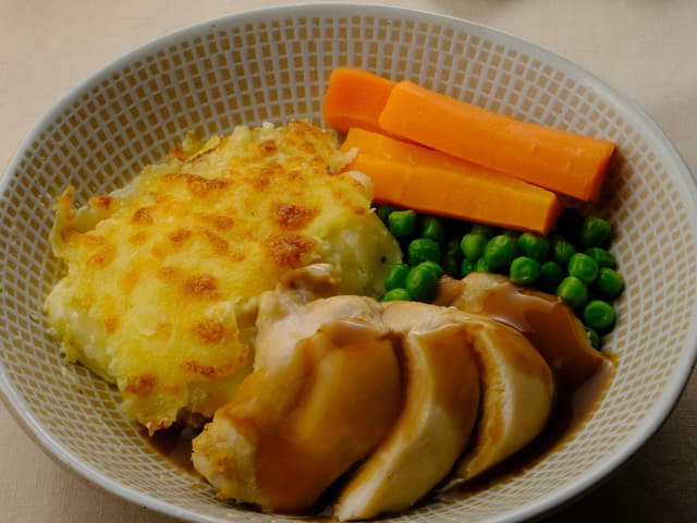 Homestead Chicken with Rosemary Gravy