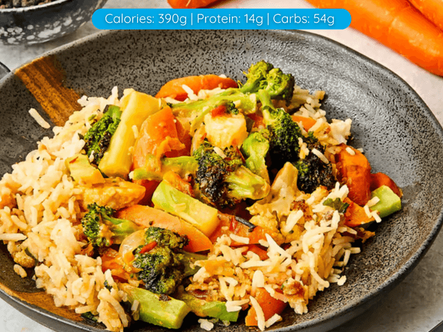 Satay Vegetables & Rice - Frozen