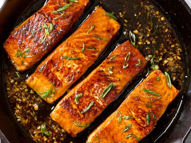 Honey Soy Salmon Portions