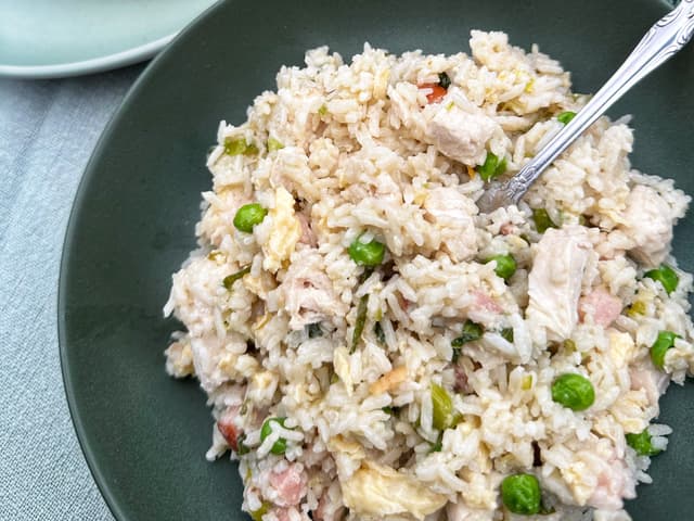Steamed Chicken with Ginger Fried Rice (S/S)