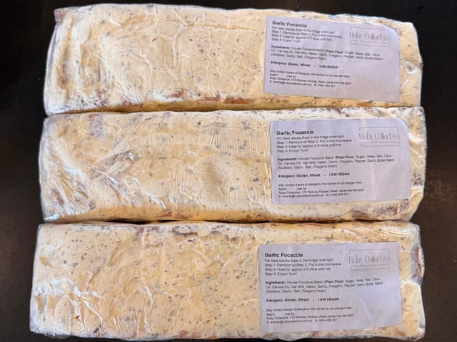 Focaccia Garlic Bread