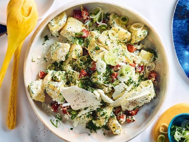Chorizo & Fetta Spanish Potato Salad