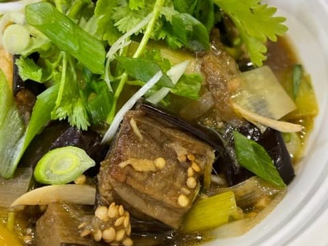 Chinese Ginger Eggplant w/Shiitake & Quinoa