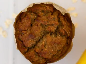 Low Carb Banana Coconut Protein Muffin (V)