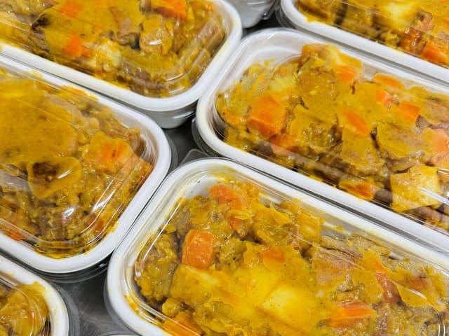 Japanese curried sausages