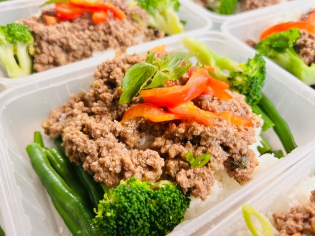 Lean - Thai Beef Basil with Rice and Greens