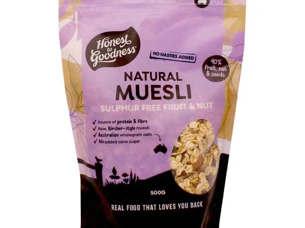 Honest to Goodness | Natural Muesli - Sulphur Free Fruit & Nut