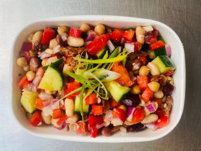 Sun Dried Tomato and Bean Salad