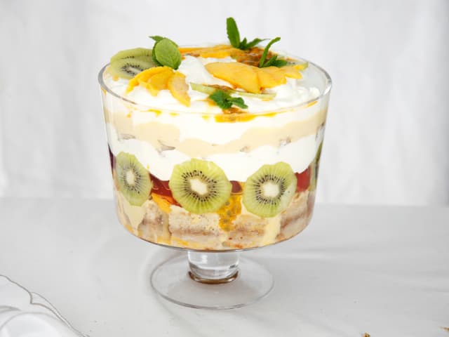Tropical trifle (no added gluten)