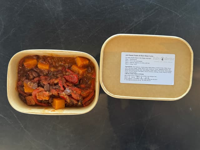 Jerk Sweet Potato & Black Bean Curry