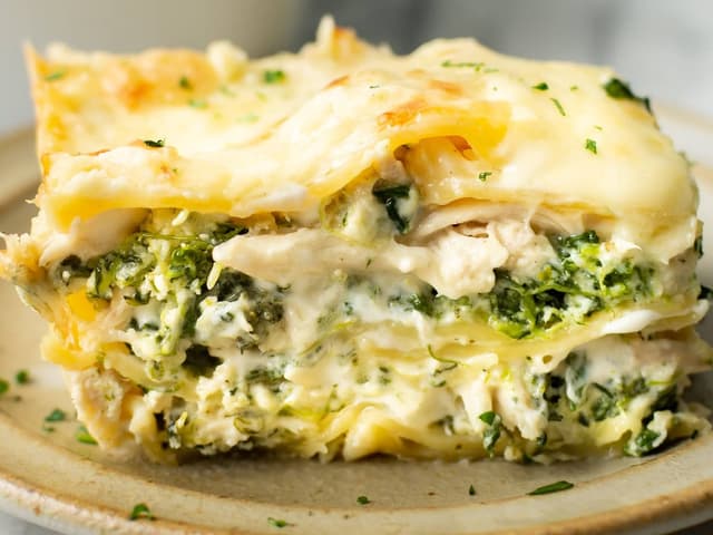 Chicken, Mushroom & Spinach Lasagne