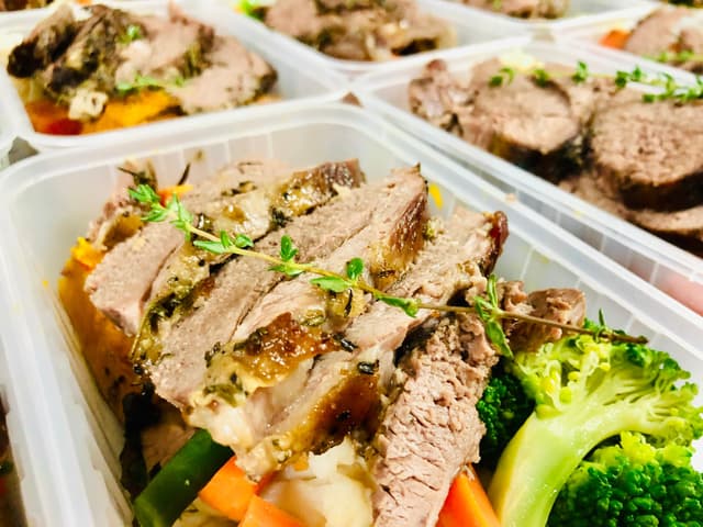 Slow Cooked Lamb Shawarma Complete Meal Regular