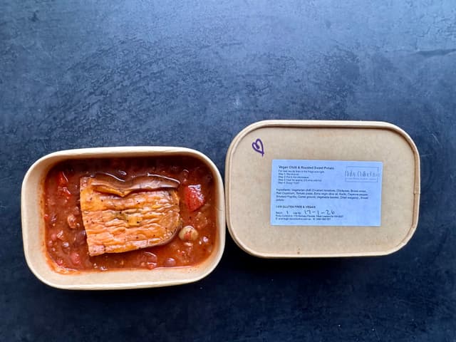 Vegan Chilli & Roasted Sweet Potato