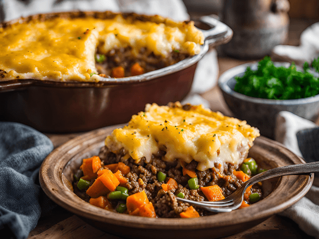 Shepherd's Pie with Sweet Potato Topping