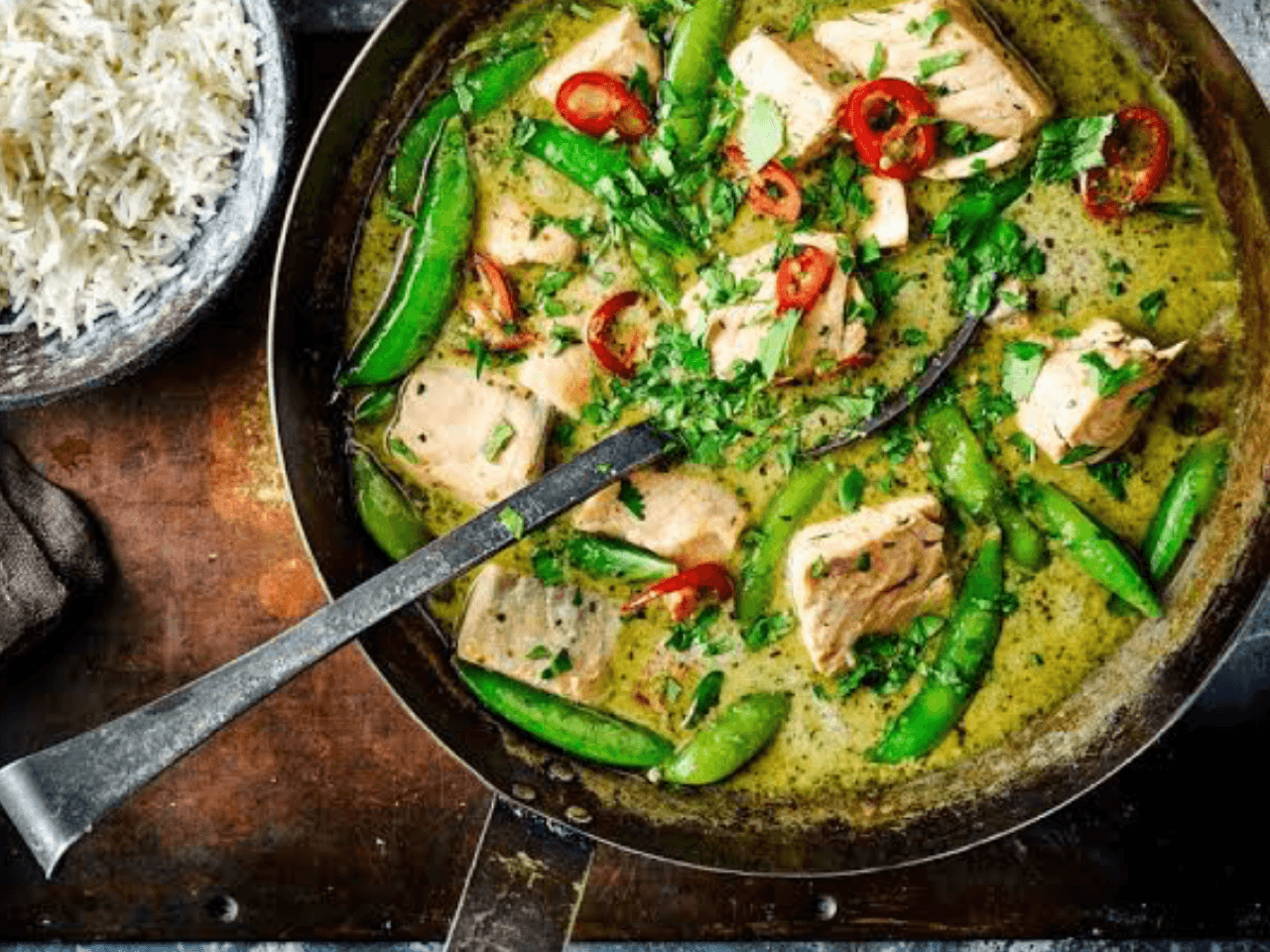THAI GREEN FISH CURRY