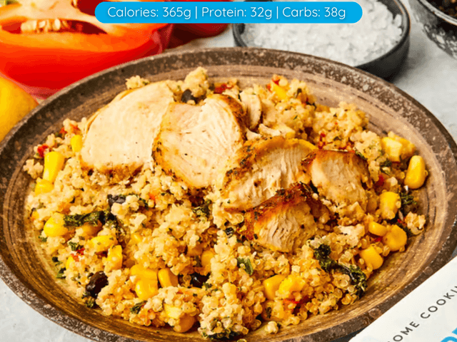 Cajun Chicken, Quinoa – Frozen