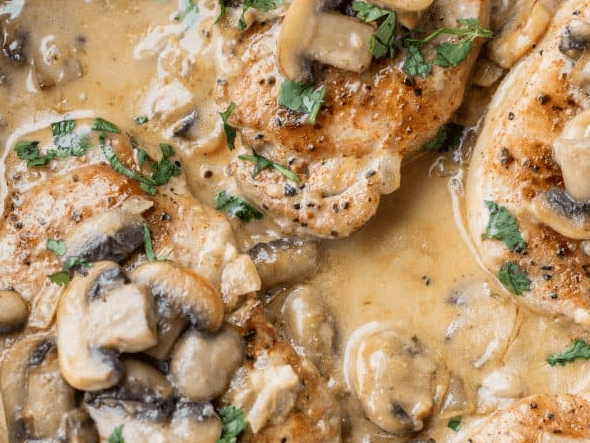 Creamy Mushroom Pork Chops