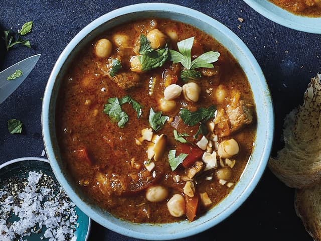 Lamb Shawarma & Meredith Goat's Cheese Soup