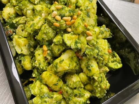 Pesto Gnocchi wZucchini & Sundried Tomato