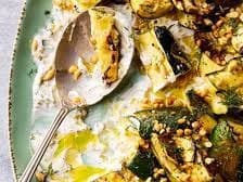 Smashed Zucchini w Brown Rice