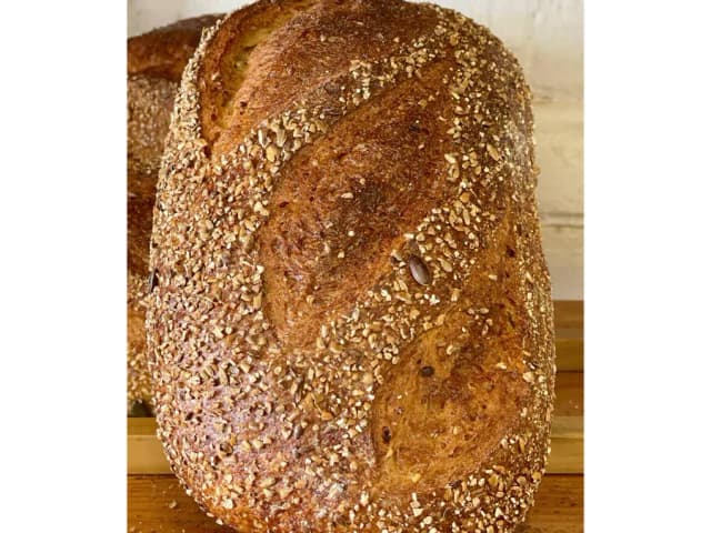 Loaf of Infinity Bakery Grain Sourdough