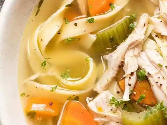Homemade Chicken Noodle Soup from scratch!