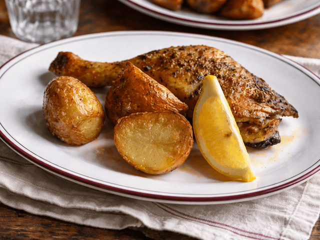 LEMON ROASTED CHICKEN AND POTATOES