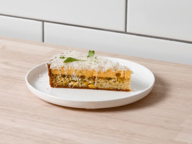 Corn, Jalapeño and Parmesan Tart (Slice)