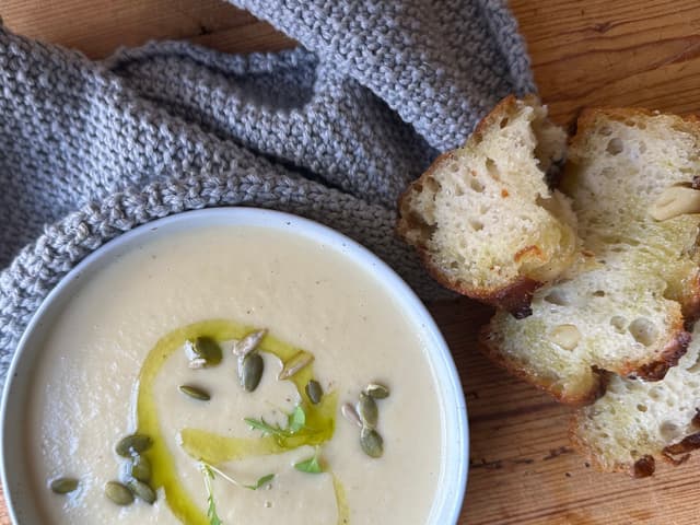Celeriac and Fennel Soup