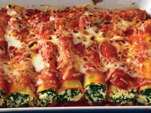 Spinach and Ricotta Cannelloni