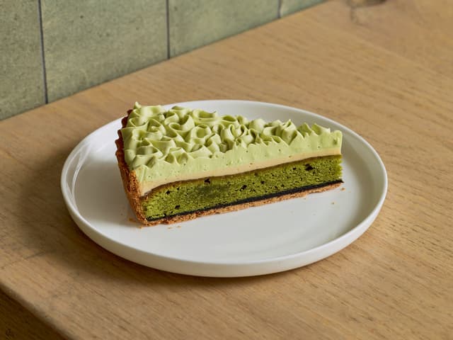 Matcha, Yuzu & Black Sesame (Slice)