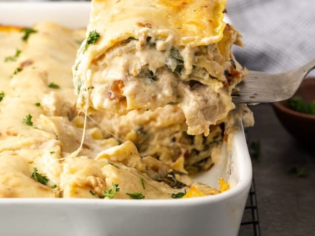 Chicken, Wild Mushroom & Spinach Lasagne