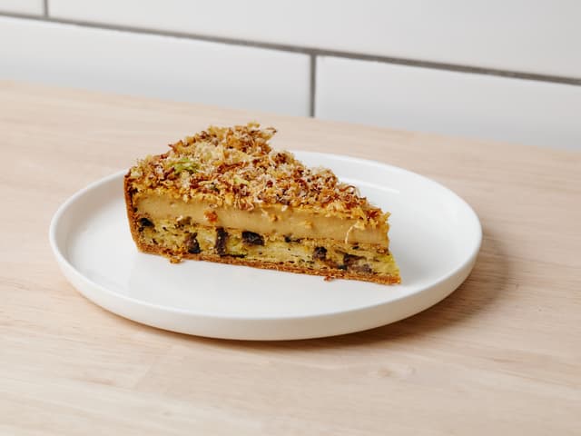 Mushroom and Chestnut Tart (Slice)