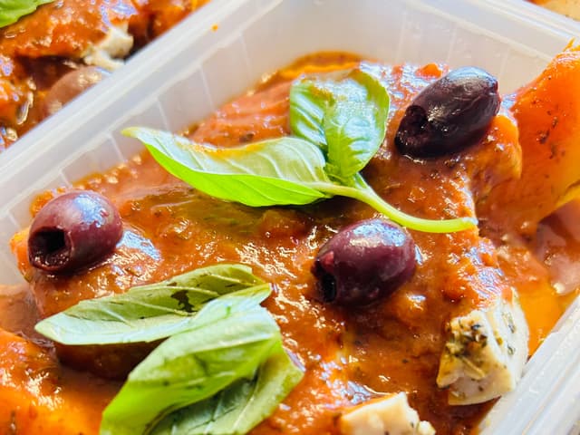 FROZEN: Italian Chicken with Roasted pumpkin KETO