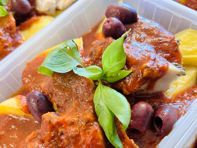 FROZEN: Italian Chicken with Roasted White Potato FODMAP