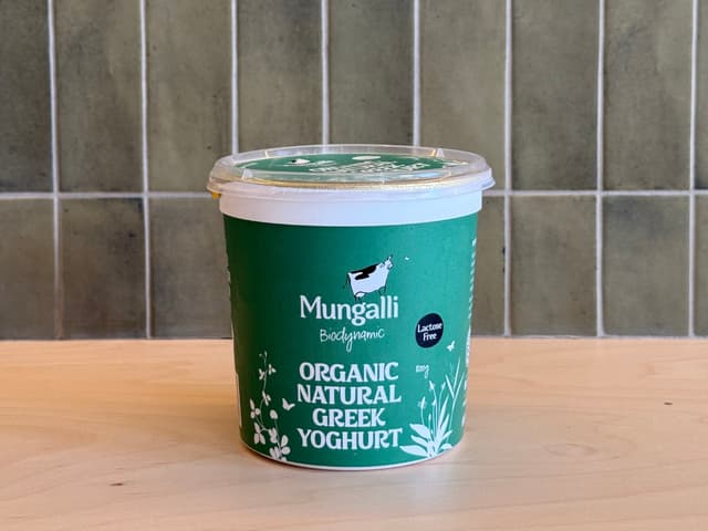 Mungali Greek Natural Yoghurt 800g
