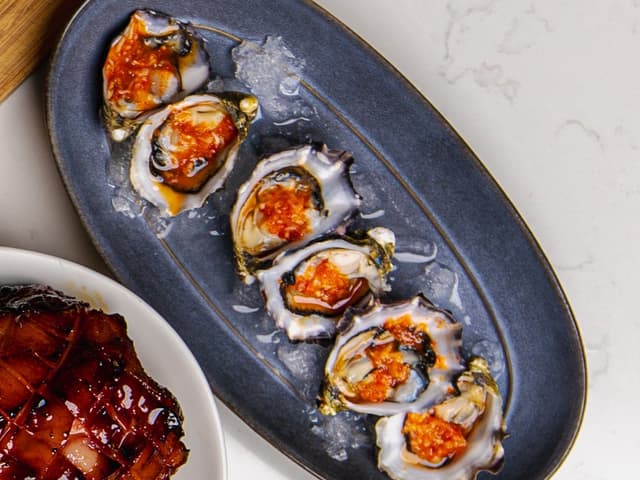 12 Coffin Bay Oysters w Fermented Chilli Mignonette
