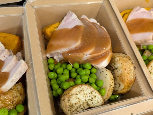 Roast Pork & Veg with Gravy