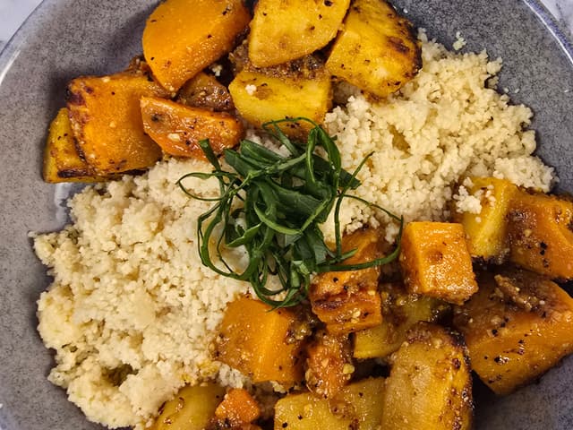 Moroccan Roast Veg Couscous Bowl