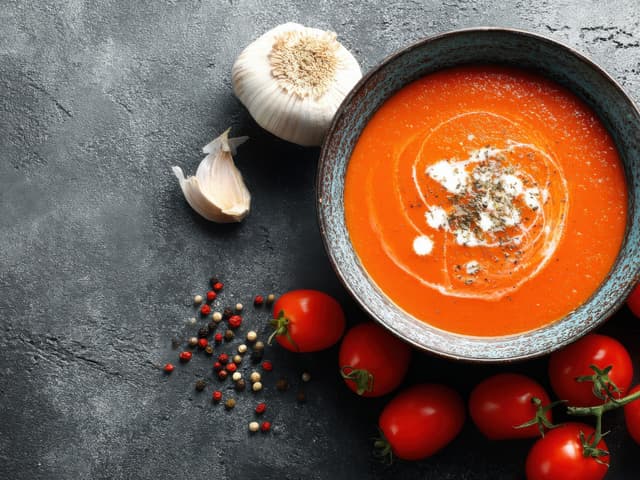 Tomato, Coriander & Coconut Soup