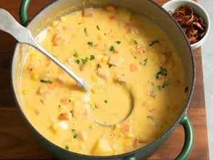 Ham Chowder A hearty hug in a bowl! 🥣