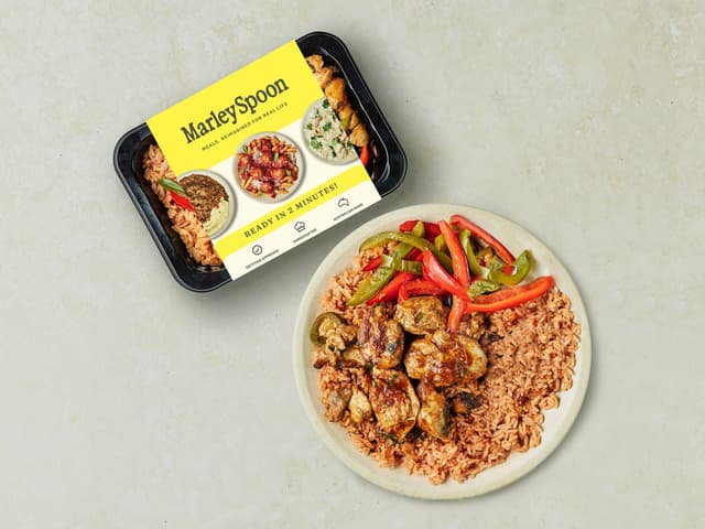 Chicken Burrito Bowl with Tomato Rice