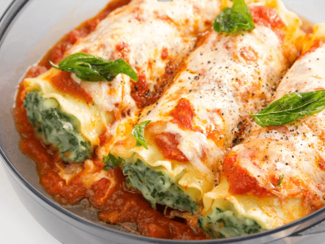 Spinach & Ricotta Cannelloni