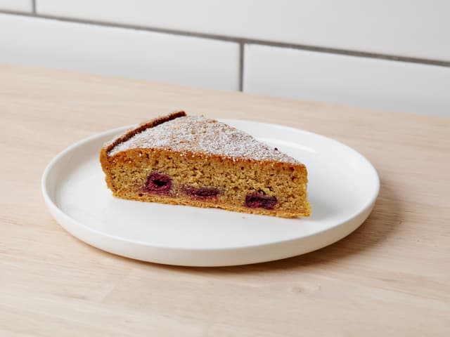 Cherry Gingerbread Tart (Slice)